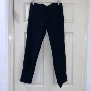 Black J.Crew ankle wool pants